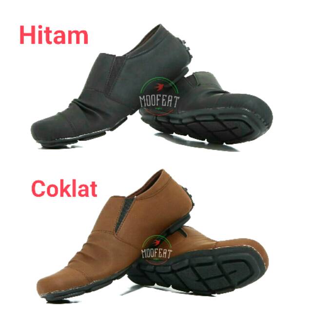 SEPATU KERJA KANTOR MOOFEAT WRINGKLE LOW