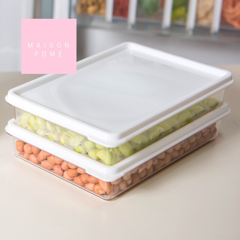 KUMA Kotak Penyimpanan Makanan Food Storage Kulkas Fridge Organizer PET Kedap Udara