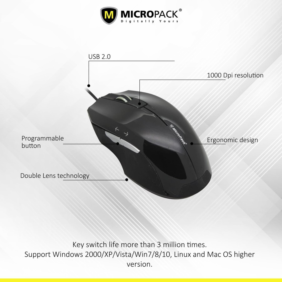 Micropack 5D Optical Wired Mouse (MP-4023)