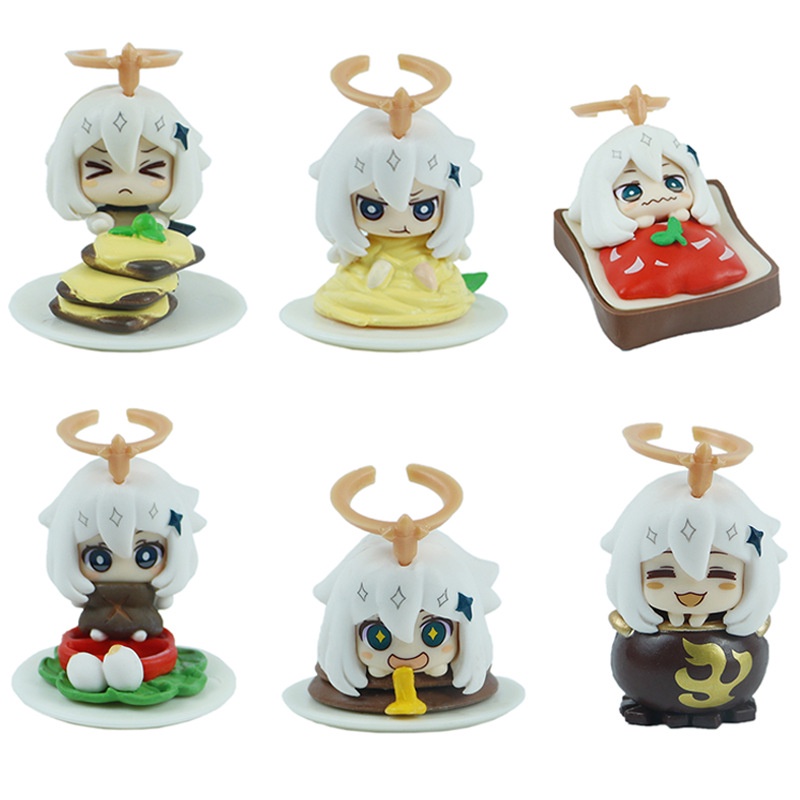 Genshin Impact Paimon Mainan Boneka Karakter Anime Caja Ciega Untuk Hadiah