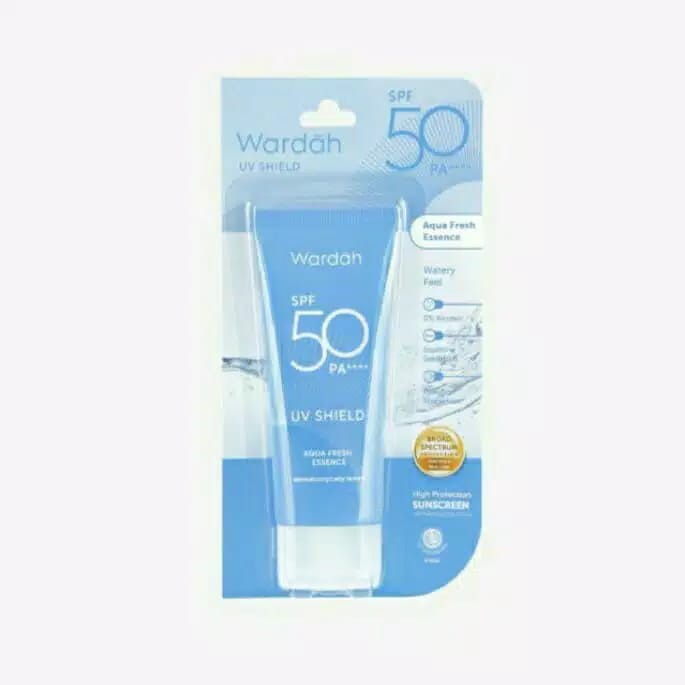 WARDAH UV Shield SPF 50 PA++++ Aqua Fresh Essence ~ ORIGINAL 100%