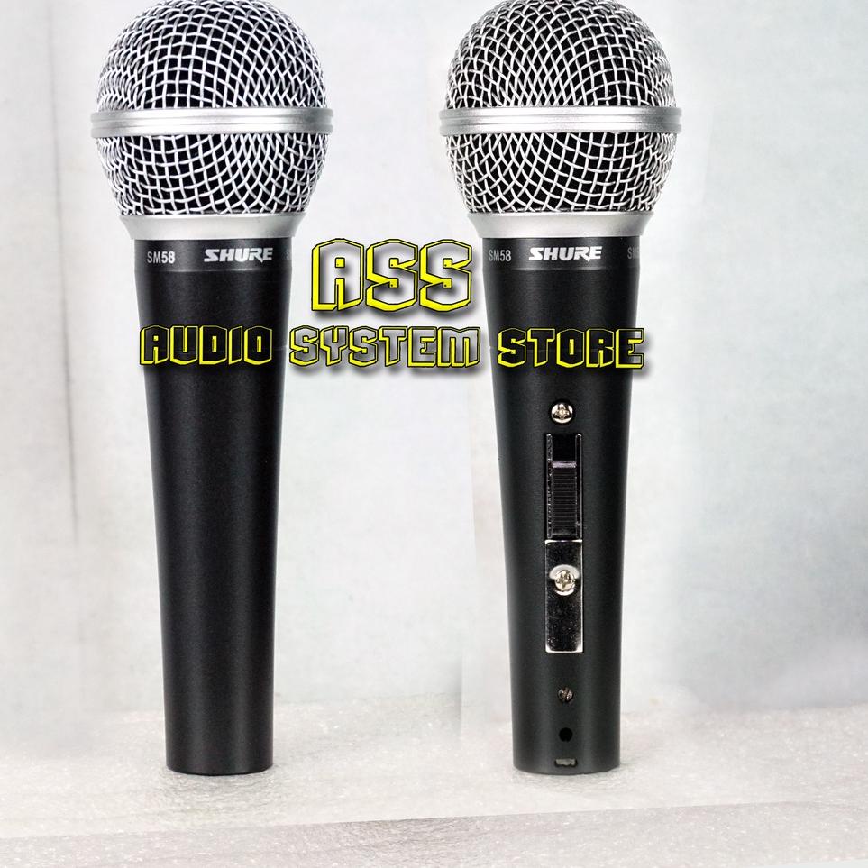 Muraaaahh.. MIC KABEL SM 58A SK SHURE / MICROPHONE KABEL SM58 LC SM-58 SK / SM58A SK / Mic SM - 58A 