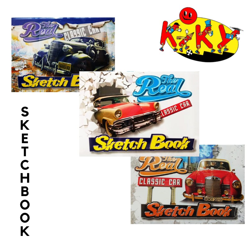 TERLARIS!! KIKY SKETCH BOOK A3 / BUKU GAMBAR SKETSA ISI 50 LEMBAR - SKETCHBOOK - HARGA GROSIR -MURAH-3