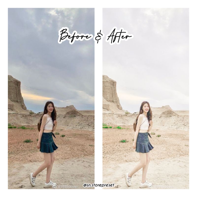 5 PRESET LIGHTROOM CHAMPAGNE SERIES For IOS &amp; Android