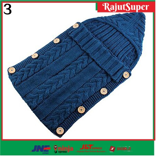Nursery Baby Swaddling Soft Blanket Newborn Infant Knit Winter Swaddle Towel