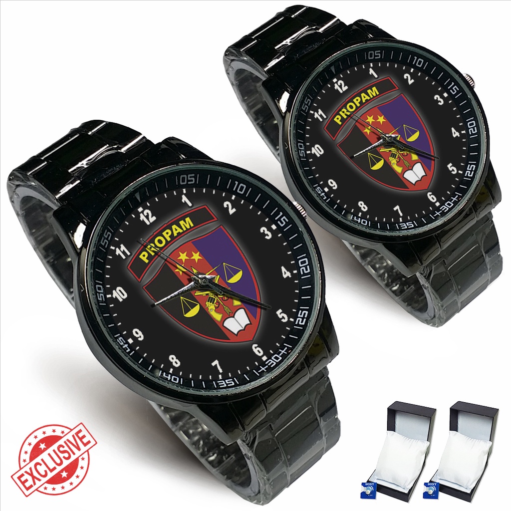 Jam Tangan Rantai Couple PROPAM POLRI (Amazing)