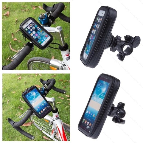  Holder  Hp GPS Waterproof Anti  Air  di Stang Sepeda Motor  