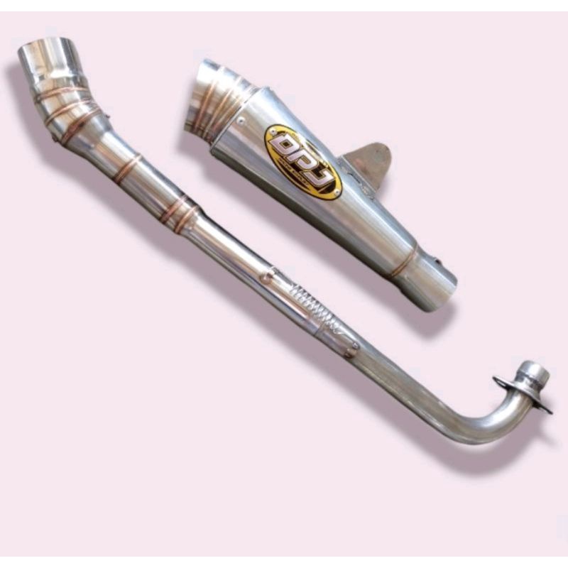 knalpot djp iigsaw for motor bebek netral samping diameter50 supra125,kharisma,juputer,vega,sogun dl