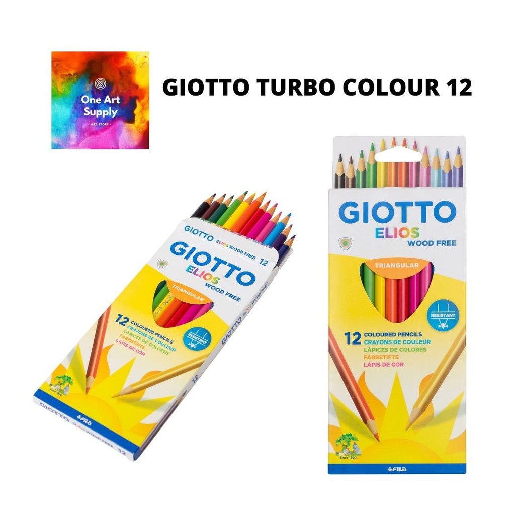 

GIOTTO ELIOS PENCIL COLOUR 12 COLOURS