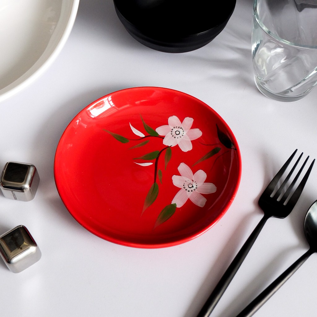 

Sakura Small Round Plate #K0014