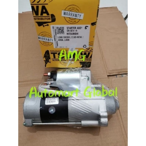 starter komplit l300 diesel new 4d56