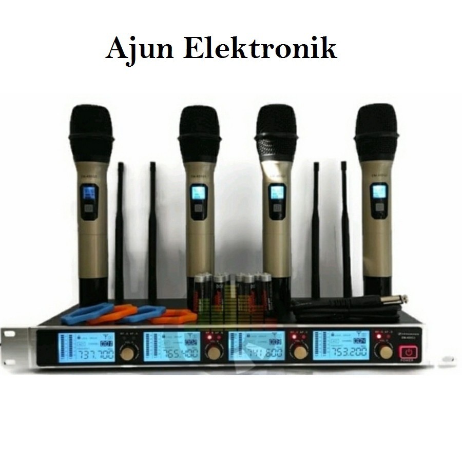 Mic Wireless SENNHEISER EM450 G3/EM 450G3 4 Microphone Handheld