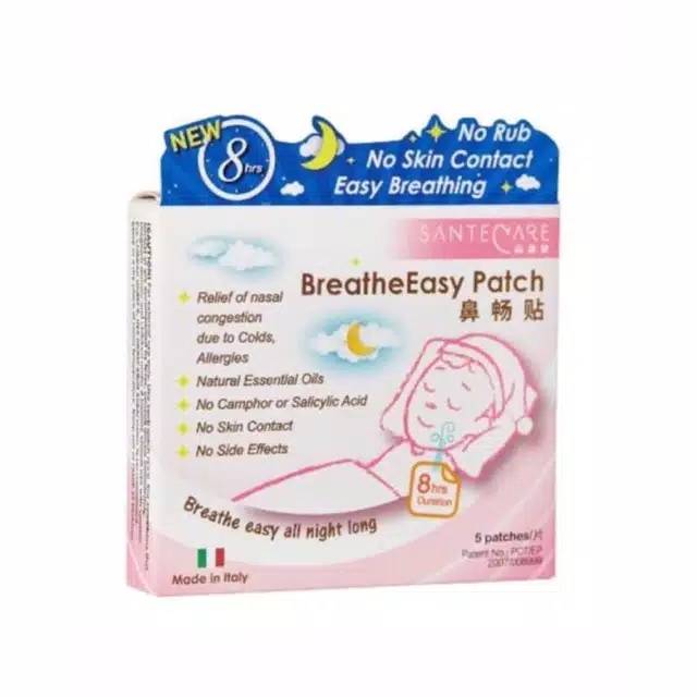 TERLARIS !!! Breatheeasy patch SANTE CARE Breath easy patch santecare baby bayi anak dewasa / beggi patch / stiker tempel baju / tidur bayi nyenyak / harum / herbal / pilek / melegakkan pernafasan