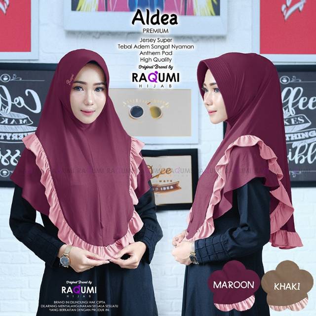ALDEA ORIGINAL RAQUMI HIJAB | RAQUMI KLATEN | RAQUMI SOLO | RAQUMI JAKARTA | Jilbab Jersey | Rampel