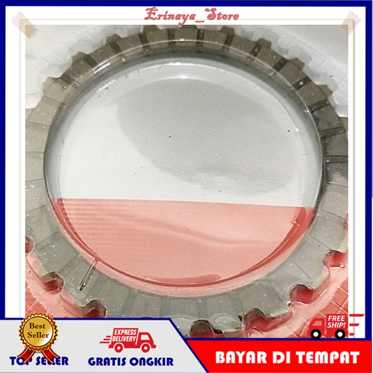 ORIGINAL YGP Plat Kopling Kampas Motor Yamaha Vega ZR 5D9 R RR Set 5TN Jupiter Z Burhan New Baru Ori