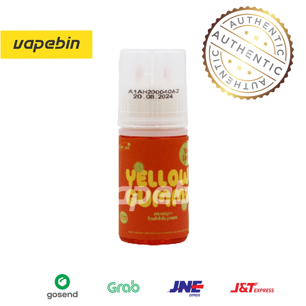 LIQUID FOOM YELLOW GUMMY SALT NIC - FOOM BUBBLEGUM SERIES - 30ML