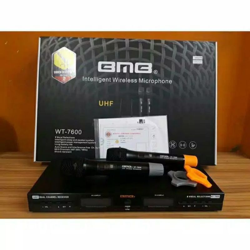 BMB WT7600 Mic wireless BMB wt7600 original