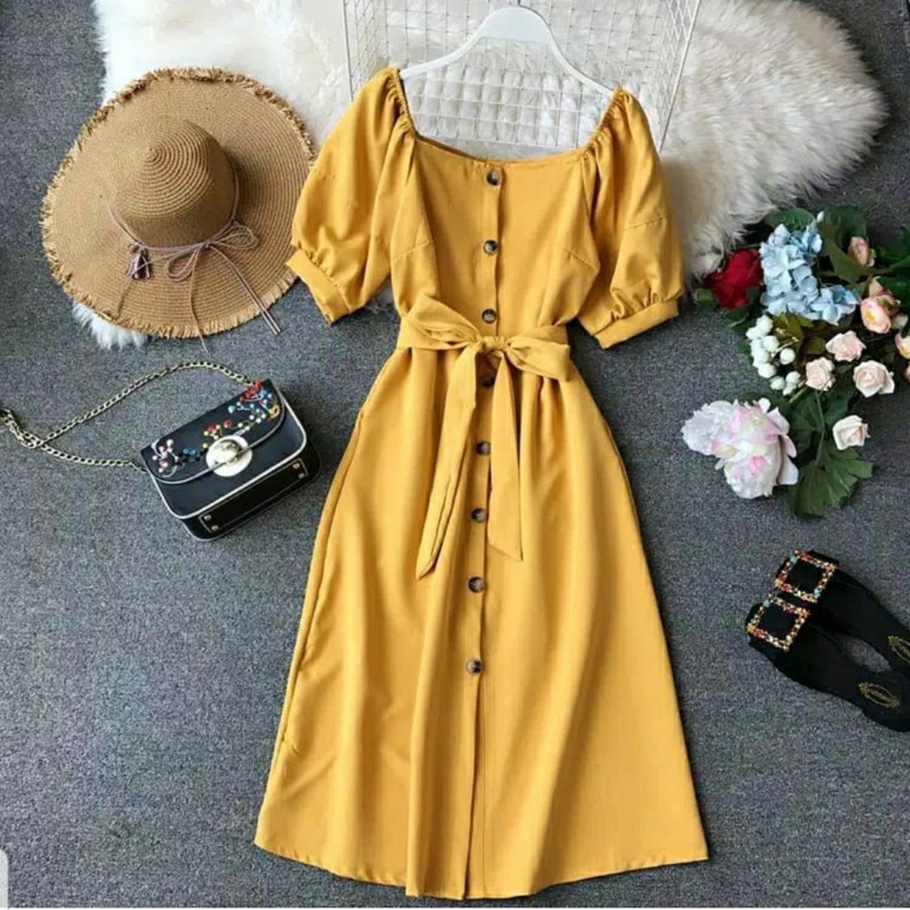 FWG - LONGDRESS CICI / DRESS WANITA / MINI DRESS / DRESS / CASUAL DRESS