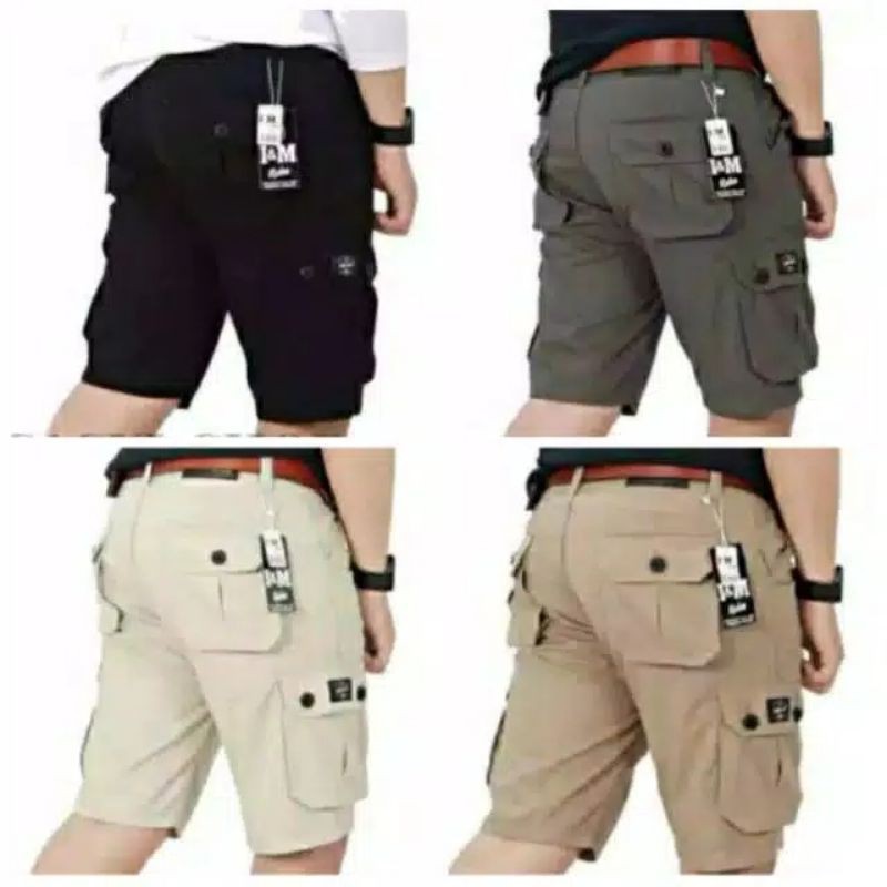 CELANA CARGO PENDEK KIMPUL SIZE 27 - 33 | CELANA PENDEK PRIA