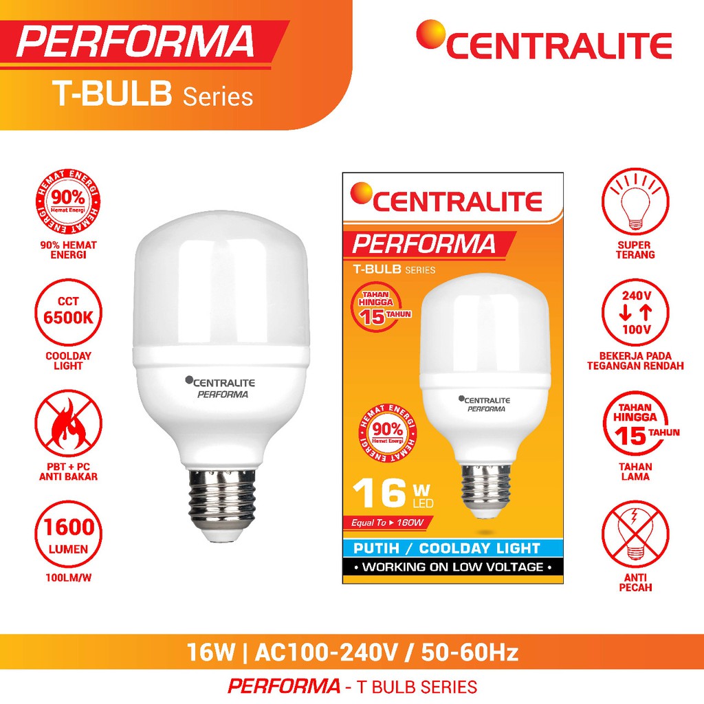 CTL 16W CD PUTIH LAMPU LED CAPSULE 16W PERFORMA CTL / BOHLAM CAHAYA PUTIH CD