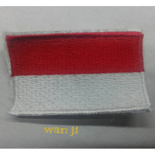 Bed bendera merah putih | bed bordir bendera indonesia | bed seragam