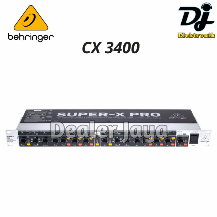 Crossover Behringer CX 3400 / CX3400 V2 - 2/3/4 way