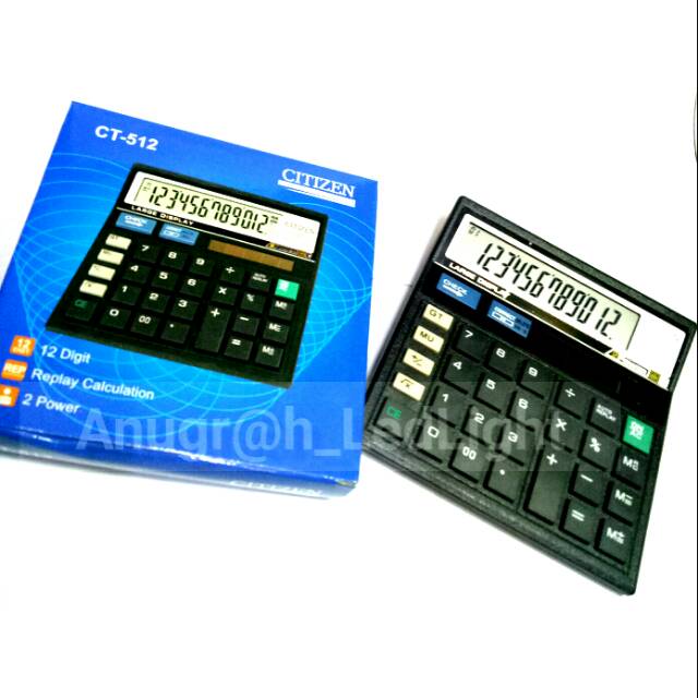 

CALCULATOR CITIZEN CT-512 12 DIGIT