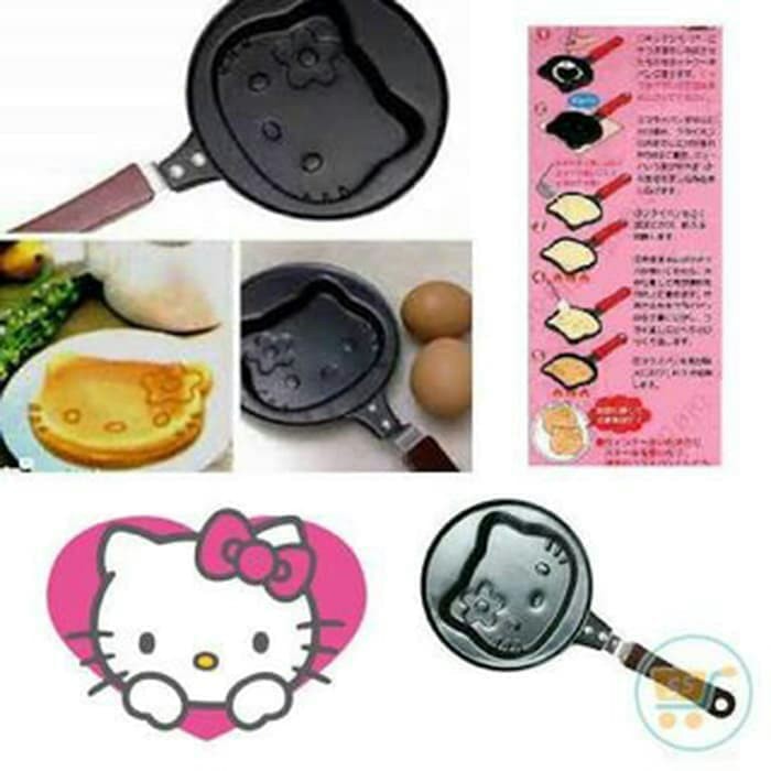 teflon panci karakter cute anti lengket kokoh ala korean food maker