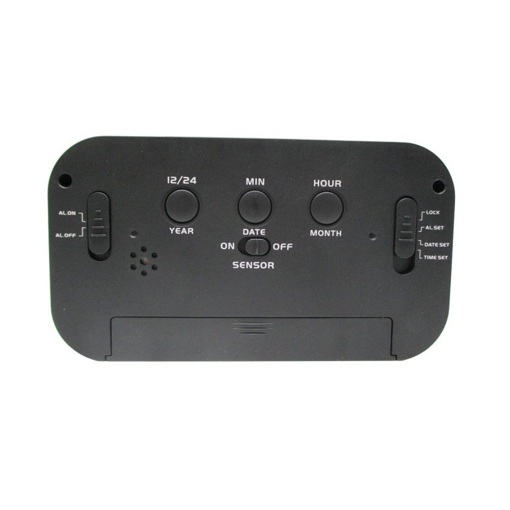 TD-DCB Taffware Fanju Jam LCD Digital Clock with Alarm - JP9901
