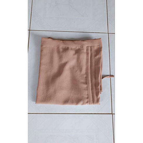 Rok Serut Crinkle Jumbo / Rok Casual flowy Jumbo / Rok wanita-mocca