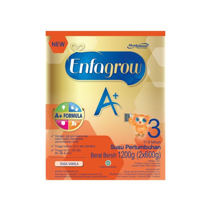 ENFAGROW A+ 3 VANILA 1200 GR