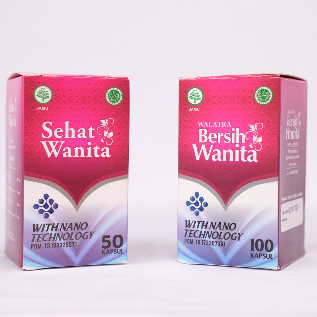 Sehat Wanita Herbal Original Asli Di Surabaya With Nano Technology 100% Original Isi 50-100 Kapsul BPOM &amp; Halal MUI