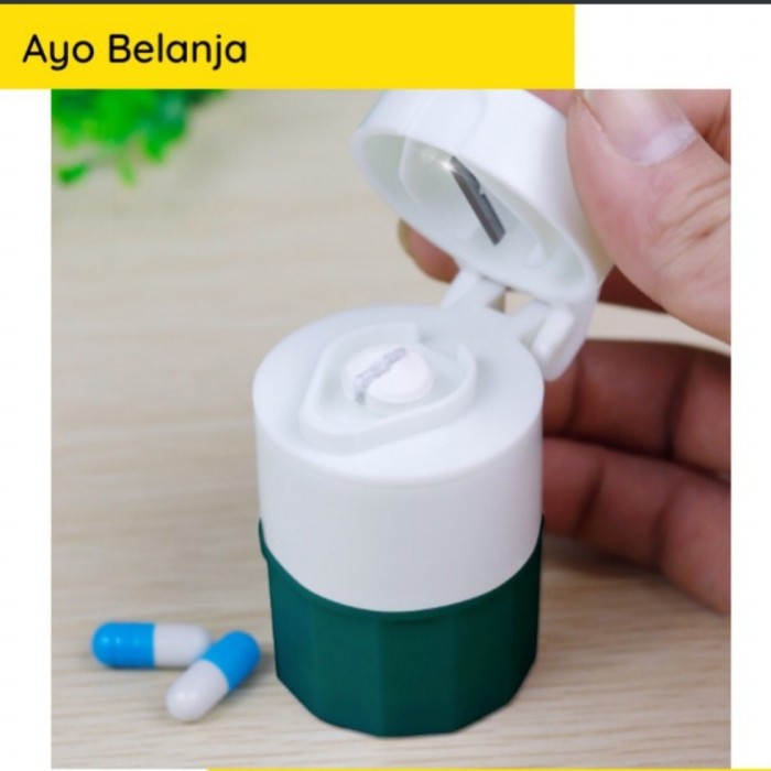 Alat Pemotong Penumbuk Penghancur Obat [GRATIS BUBBLE] Organizer Serbaguna