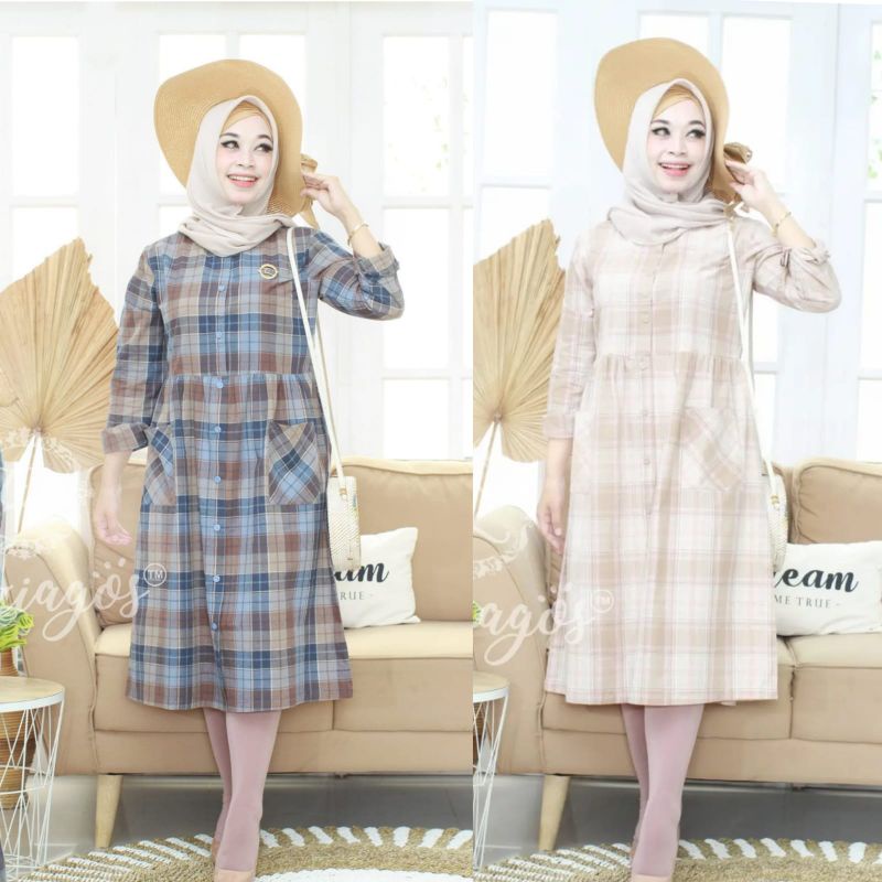 Tunik katun triset original Quziagos