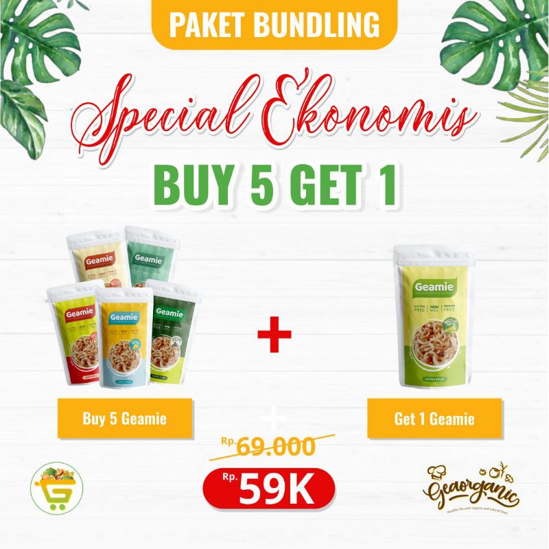 

Paket Bundling Hemat Geamie Snack Mie Snack Sehat