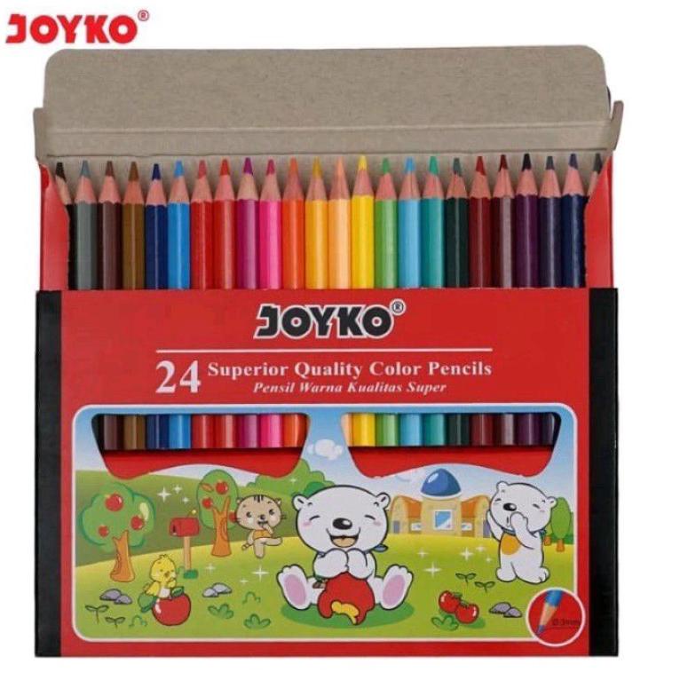

(R1X5) Pensil Warna Joyko 24warna dan 12warna uk pendek //Barang@diskon
