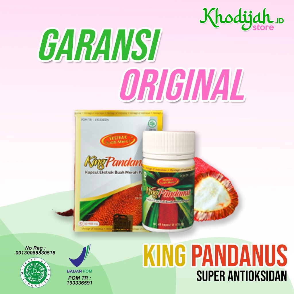KING PANDANUS - KAPSUL BUAH MERAH PAPUA - OBAT AJAIB MENYEMBUHKAN BERBAGAI MACAM PENYAKIT