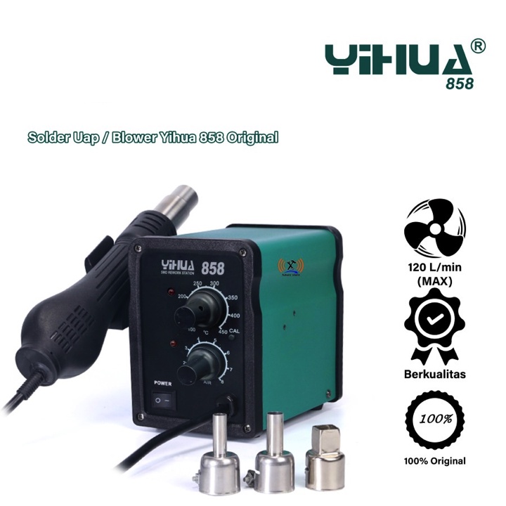 BLOWER HOT AIR SOLDER UAP YIHUA 858 ORIGINAL