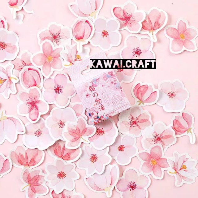 

[Termurah] STICKER DECO PINK FLOWER