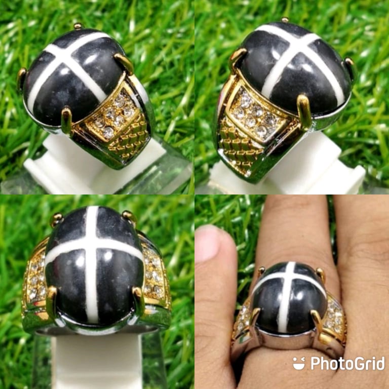 Batu Akik Tapak Jalak Hitam Top Colour