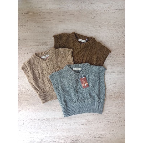 ANDREEANNA -  BILLY VEST RAJUT / ROMPI ANAK / ROMPI RAJUT ANAK