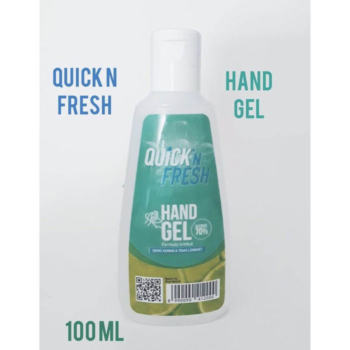 MRH HAND SANITIZER GEL QUICK N FRESH 100ML HAND GEL