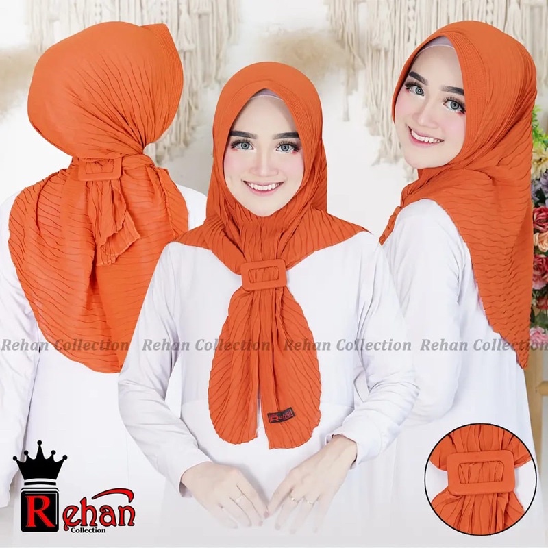 REHAN | Hijab Plisket RING Gelombang