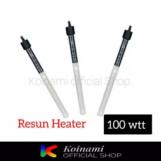 RESUN HEATER RH-9000 100watt / penghangat air kolam aquariun / aksesoris ikan