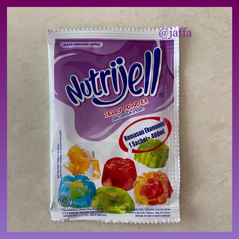 NUTRIJELL Jelly Powder 10gr rasa ANGGUR