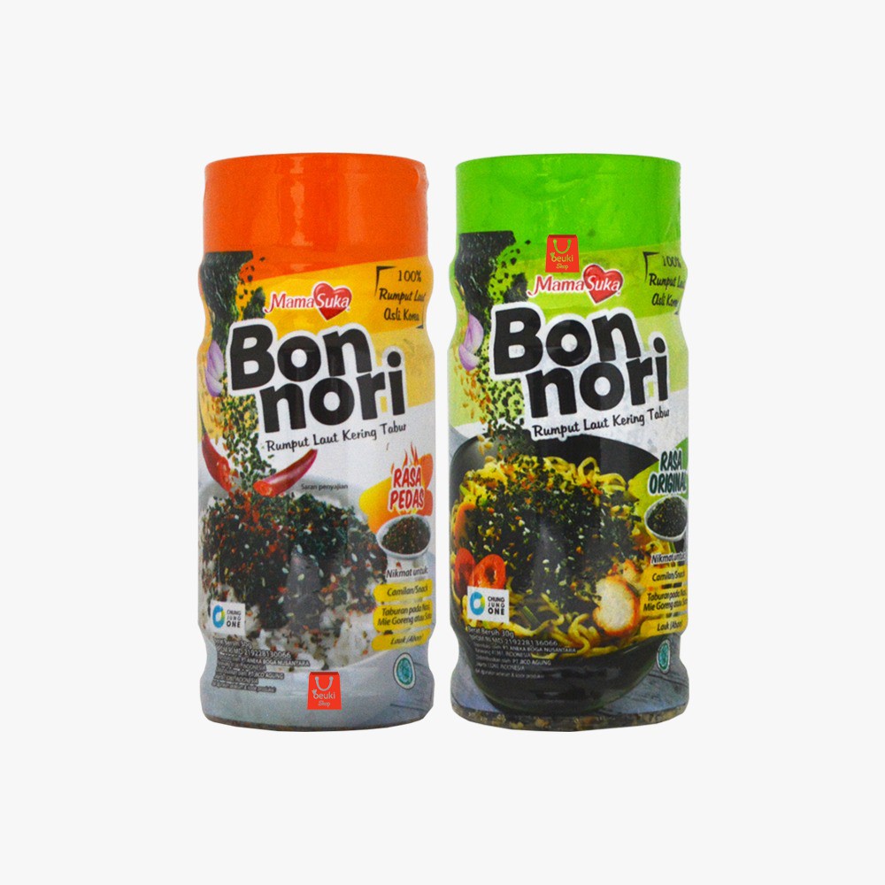 

Bon Nori Aneka Rasa Mama Suka Rumput Laut Kering Tabur Kemasan Botol - 30gr