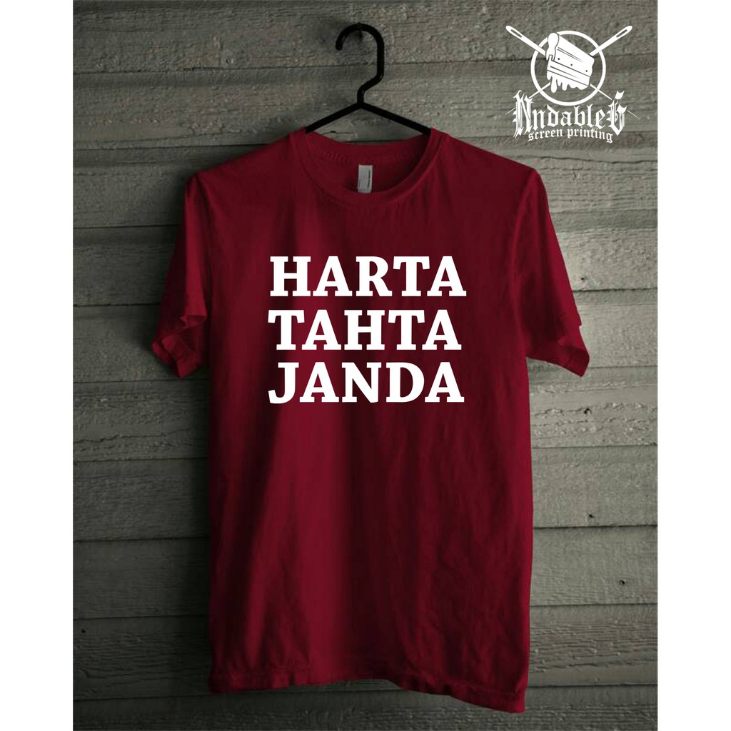 Kaos Harta Tahta Wanita Janda Shopee Indonesia