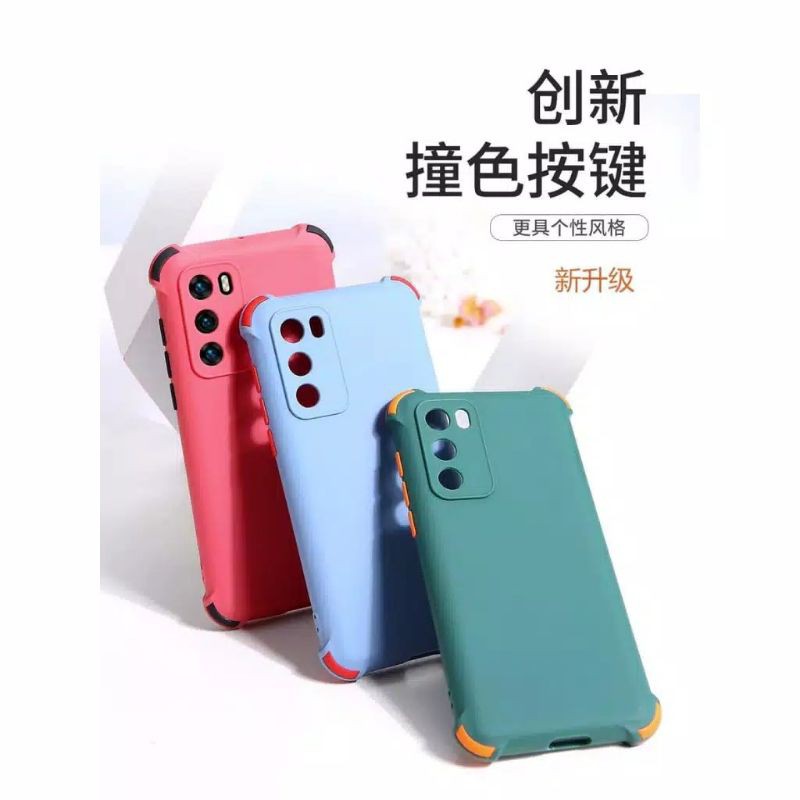 Softcase Macaron Crack VIVO Y12/Y15/Y17/Y19/Y20/Y20i/Y20S/Y12S/Y30/Y50/Y51 2020/Y91/Y93/Y95/Y91C/Y1S