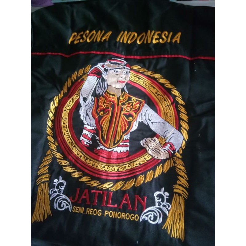 baju hem bordir jatil ponorogo