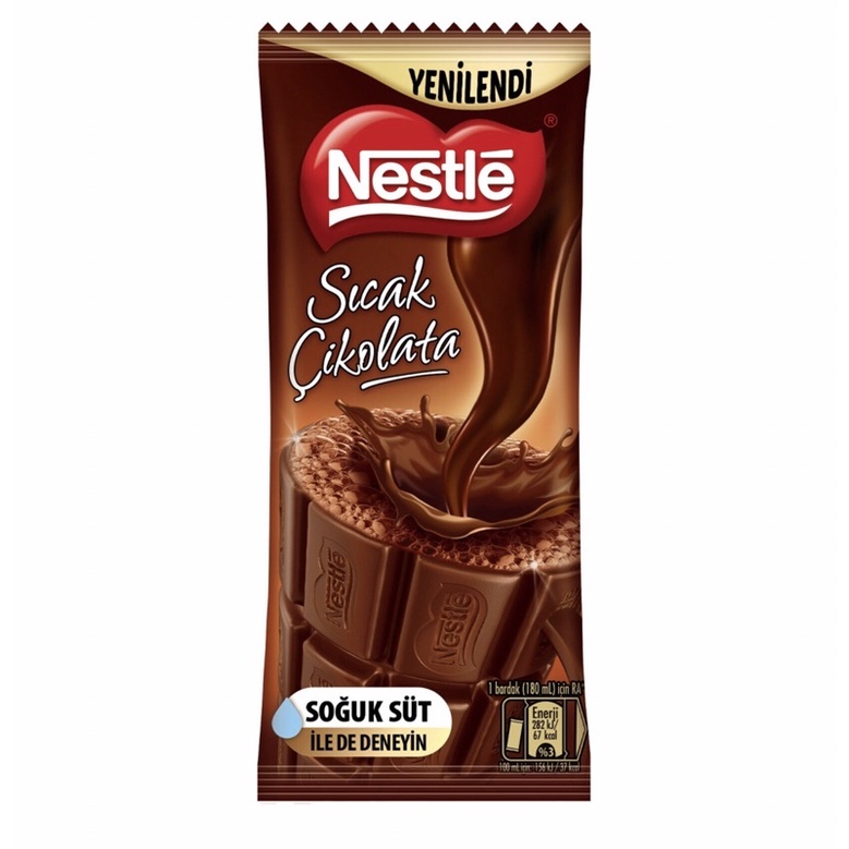 

Hot chocolate Nestle Turki 19 gr hot coklat sachet sicak cikolata